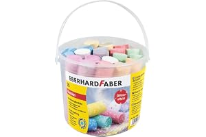 Eberhard Faber AE9526520 Gatumålningskrita Glitter, Flerfärgad, Paket med 20