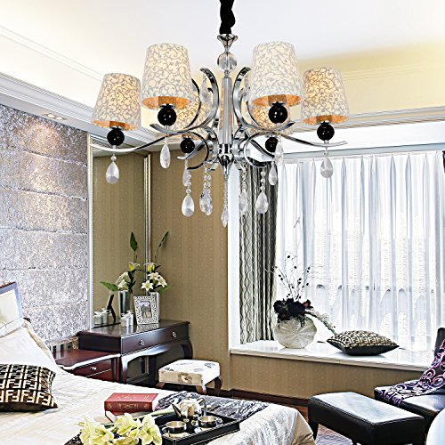 Preisvergleich Produktbild OOFAY LIGHT Weinlese-Leuchter , 6 Light, Classic Stoff Metall Malerei