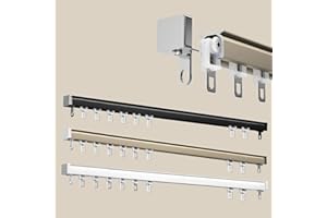 LIYI929GP Cortinas Pesadas Riel De Cortina De Techo, Sistemas De Cortina Para Riel Para Oficina Y Hogar, Riel De Ventanas Corredera Para Colgar Una Cortina De Un Cenador, Divisor De Habitaciones Aluminio
