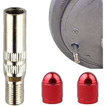 Prolunga Valvole Pneumatici In Ottone - Set 4 Pezzi Da 10cm | Per Moto, Bici, Auto E Scooter | Adattatore Universale - Foto 10