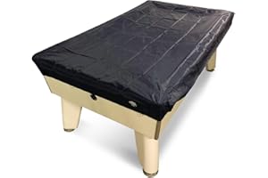 Jonny 8 Ball 7ft Fitted Nylon Snooker Pool Table Cover - For 7 Foot Tables (Dark Blue)