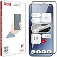 Amazon Brand - Solimo Tempered Glass Screen Protector Compatible for Nothing Phone 2A / Nothing Phone 2A Plus (Black) Edge to Edge Coverage with Easy Installation Kit