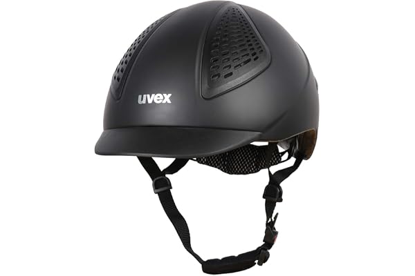 uvex Exxential II - Casque d’équitation Léger pour Hommes et Femmes - Réglage de la Taille Individuel - Ventilation Optimale