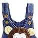 ZOEREA Baby Boy Girl Dungarees Jeans Jumpsuit Monkey Animal Overalls Frederik NB SO DNM WR Jumpsuit Boys Jean Body Igor Quality Clothing Children Dungarees-stone Washed Breeches Breeches Blue Toddler (Size 85cm)