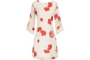 GRACE KARIN Abito Donna Vestito Elegante Chiffon Manica Corta Casual in Girocollo