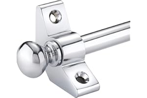 AMSKA INTERNATIONAL Set Of 13, Stair Carpet Rods, Round Finials, Polished Chrome, Suitable For Carpet Runners Up To 70 Centimetre Wide Or Narrow