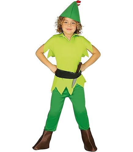 Peter Pan kostuum voor jongens. Volgende dag geleverd