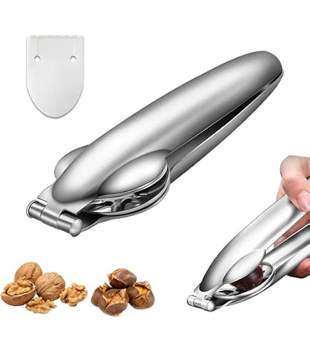 Pince à Châtaignes Inoxydable - Ouvre-noix Multifonction Pour Châtaignes, Noix, Amandes