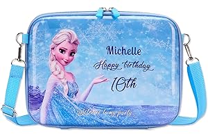 BSNRDX Bolso Niña Elsa Bolso Bandolera Babioms Bolso Bandolera Dibujos Animados,Accesorios Niña Correa de Hombro Ajustable Regalos Navidad y Cumpleaños Para Niños