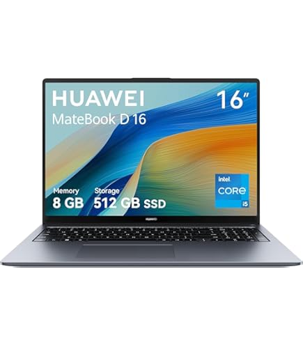MateBook D16 Core i5 メモリ：16GB/SSD：512GB Hwei MateBook D 16 2024 13th Gen i5 16GB+1TB GLOBAL Ver