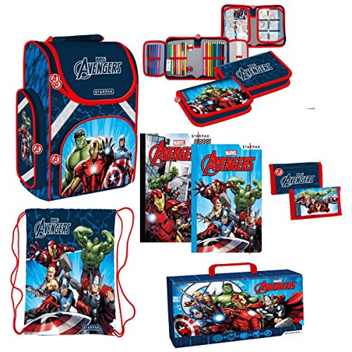 Preisvergleich Produktbild Marvel Avengers Schulranzen Set 7-teilig