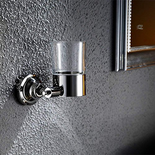 Preisvergleich Produktbild NAERFB Edelstahl Bad Becherhalter / Badezimmer Zubehör / Zahnbürste Mundspülung Single Becherhalter