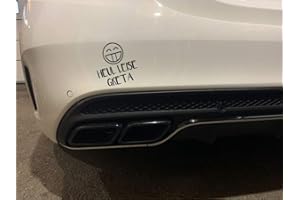 Dinger-Design Aufkleber HEUL LEISE Greta Autoaufkleber Tuning Umweltzone Sticker JDM OEM Style (weiß)