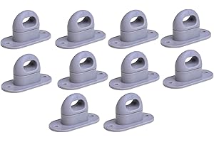 PAT Europe B.V. Kunststoff Drehverschluss für Ovalöse B 34 mm Planendrehverschluss Planenöse (Stück 10)