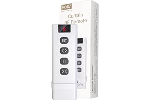 Controlador remoto MOES de 9 canales RF433 para controlar el interruptor de cortina WiFi Módulo de persianas enrollables RF, alimentado por batería, emisor de accesorios de cortina