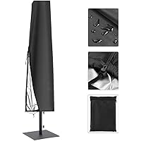 SanGlory Sonnenschirm Schutzhülle 420D Universal-Hülle für Ø 300cm Standschirm und Gartenschirme,Outdoor Abdeckung für…
