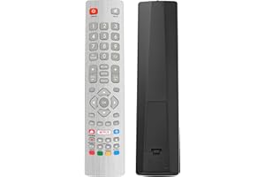 QINCINA Replacement Sharp TV Remote Control, Universal Remote Control for Sharp Aquos TV with 2 Shortcuts Button, No Setup Required