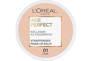 ‎L'OREAL PARIS L'Oréal Paris Age Perfect straffender Make-up Balm 01 Fair, pflegendes Make-up Wunder für gesund aussehende Haut, 18ml