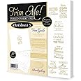 Hunkydory Crafts Trim Me! Foiled Insert Pad - Christmas 3 Gold