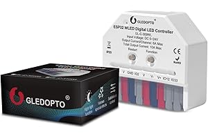 GLEDOPTO ESP32 Ultra Mini WLED LED Controller DIY Dynamic Lighting Digital WS2811 WS2812 SK6812 TM1814 WS2813 WS2815 Strip Light