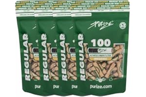 400 filtres à charbon actif PURIZE® - Taille normale - 9 mm (organique)