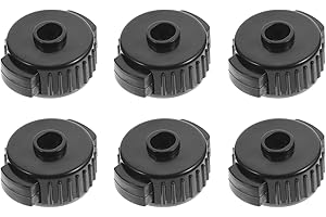 Taicols 6 Stück Beckenmuttern, 8mm Cymbal Mate Mutter, Kunststoff Trommel Becken, Professionelles Becken Schnellverschlusskappe, Universal Trommelzubehör, Befestigungsschnalle für Percussion Drum Kit