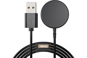 AUTALLGEE 150cm for Samsung Galaxy Watch Charger Cables Compatible with Galaxy Watch 8/8 Classic/Ultra/7/6/6 Classic/5/5 Pro/4/4 Classic/3/Active 2/Active/FE USB Magnetic Fast Charging Accessories