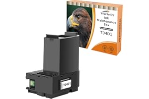 STARLET24 Caja de mantenimiento compatible con Epson ET-4750, ET-3750, ET-2850, ET-4850, ET-15000, WF-2865DWF, WF-2860DWF, XP-5105, XP-5150