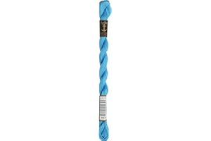 Anchor Perl Filo Spessore 5 4585000 – 00433 Blu Turchese Filo da Ricamo, 100% Cotone, 5 G straengchen