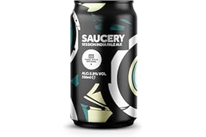 MAGIC ROCK BREWING Magic Rock Saucery Session IPA - Juicy, Light & Refreshing Craft Beer Gift Set - Vegan & Gluten Free Beer (12 x 330ml Cans)