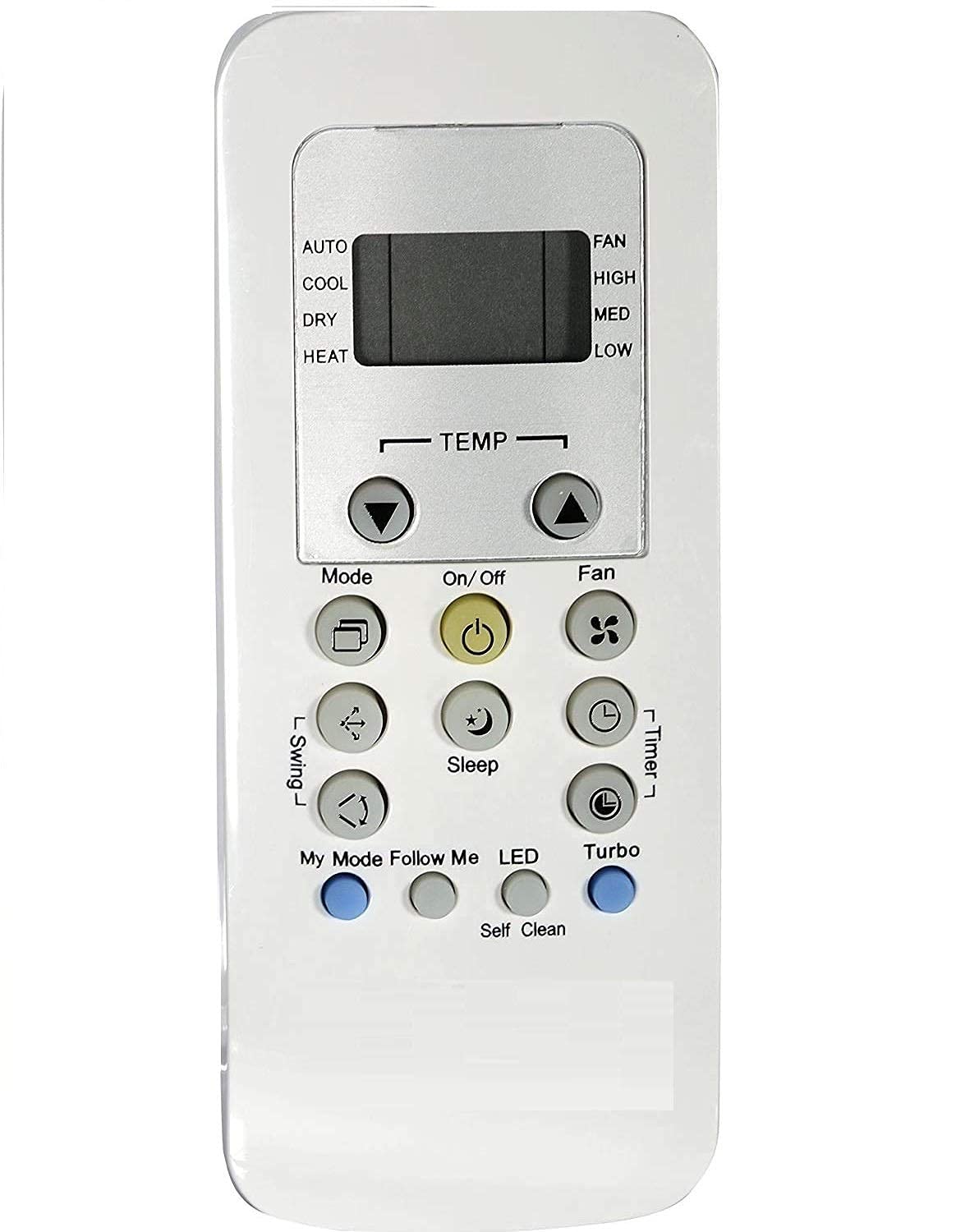 Ac Remote Compatible with Carrier Ac Remote Model no- RG56N/R2, RG56N/R3 Your Old Remote Must be Same