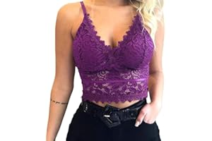 Blingko BrassièRe Soutien Gorge Femme Dentelle Soutiens-Gorge de Sport sans Armatures Push Up Bralette en Dentelle Respirant Confortable Grande Taille pour Quotidien Yoga Fitness Entraînement