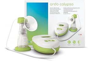 Ardo Medical 2303900101 Calypso Tiralatte Elettrico con Regolazione e Personalizzabile dell'Aspirazione e della Frequenza, Bianco/Verde