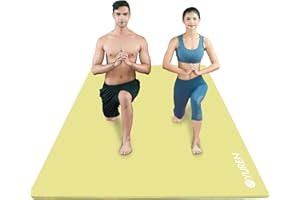 RYTMAT Tappetino Palestra Grande 200x130cm Spesso 15mm/10mm NBR Tappetino Yoga Mat Antiscivolo Tappetino Fitness Pilates Ginnastica Esercizi Addominali