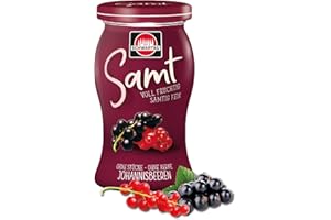Schwartau Samt Johannisbeeren, Fruchtaufstrich ohne Stücke und ohne Kerne, 270g