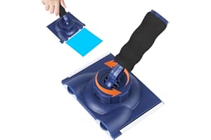 tongfeng Herramienta de Borde de Pintura para Paredes,Herramienta de Borde de Pintura - Pintor de Esquina de Pared Ajustable con Mango Giratorio - Recortadora de Bordes con Almohadilla de Pintura,