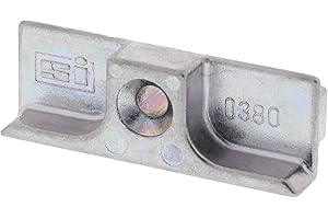 Siegenia Tôle de fermeture TS type 380 également 0380 et A0380 argent galvanisé