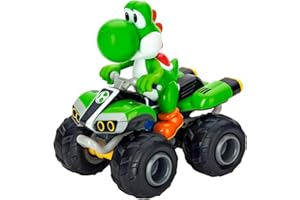 Carrera - 370200997X RC Mario Kart, Yoshi - Quad 370200997X Multicolore