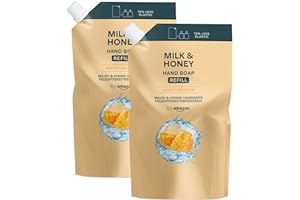 by Amazon Milk & Honey Hand Soap Refill, 2 x 1000ml