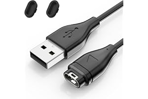 MELIYA Watch Charger Cable for Garmin Venu/Venu Sq/Sq 2 Music/Venu 2S /Venu 3/Venu 3S /Garmin Vivoactive 3/Fenix 7/7S/7X/6/6S/5/5S, USB Replacement Fast Charging Cord for Garmin Watch
