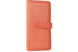 Rieibi 80 Pockets Mini Photo Album, Wallet PU Leather Photo Album for Fujifilm Instax Square SQ1/SQ20/SQ10/SQ6/SP-3 Instant Camera, Cute Colorful Photo Album for Polaroid