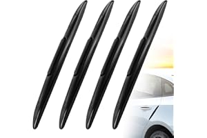 GUICHANGKAI Auto Türkantenschutz Aufkleber 4Pcs Gummi Türkantenschoner Stoßschutz Universal Autotür Kantenschutz Schwarz Selbstklebende Auto Türkantenschoner Auto Antikollisionsstreifen