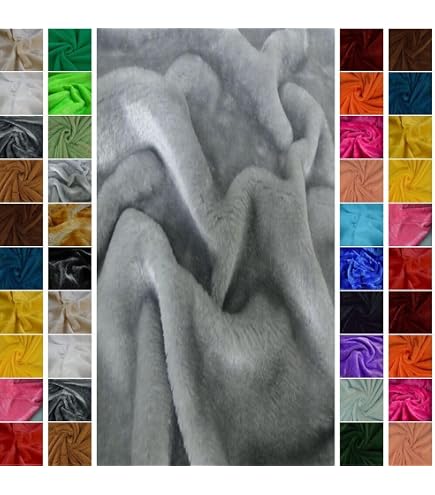 Tessuto Finta Pelliccia Di Coniglio - Per Cucito, Tappezzeria, Costumi, 150cm Di Larghezza, Colore Rosa