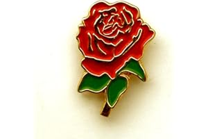 SENLAK ENGLISH ROSE LAPEL BADGE - England, Rugby, Patriotic, UK Seller