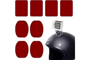 Nangilo For Nextbase Dash Cam Sticky Pads,8PCS Dashcam Sticky Pads,3m Sticky Pads Double Sided,Double Sided Adhesive Mount,Sticky Pads for Action Cameras & Dashcams(Red)