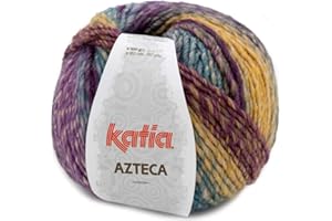 Lanas Katia Azteca Ovillo de Color Magenta Cod. 7873