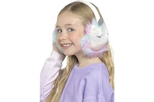 FASHION REVIEW Gimbles® New Kids Girls Rainbow Fluffy Ear Warmer Winter Xmas Gift Unicorn Earmuffs