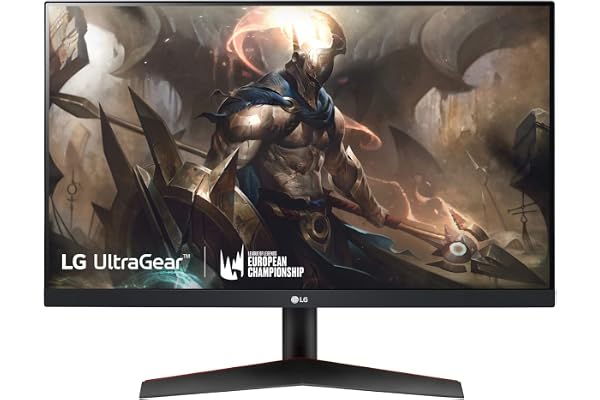 LG Ultragear 24GN600-B 24" Moniteur Gaming - FHD 16/9e 1920x1080, IPS 1ms MBR 144Hz, HDR 10, sRGB 99% (AMD FreeSync Premium, Mode DAS, Black Stabilizer, Crosshair)