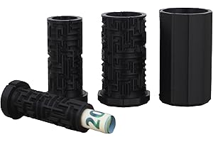 Naturalspring Labyrinth, Gift Hideout, Cryptex, Gift Wrapping Birthday (Black, Ambitious)