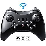 Wireless Controller Gamepad for Nintendo Wii U Bluetooth Game Controller Joystick Gamepad (Black)